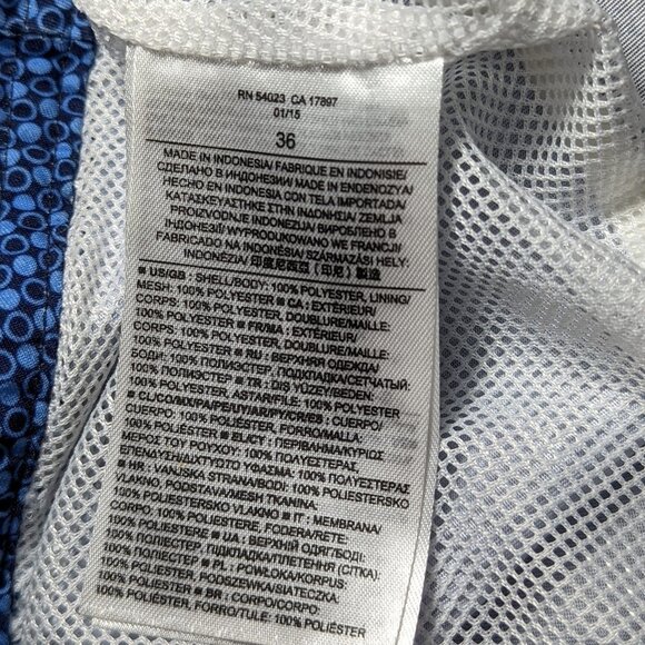 BANANA REPUBLIC Men's Lined Micro Dot Swim Shorts Navy Size 36 - Picture 14 of 15